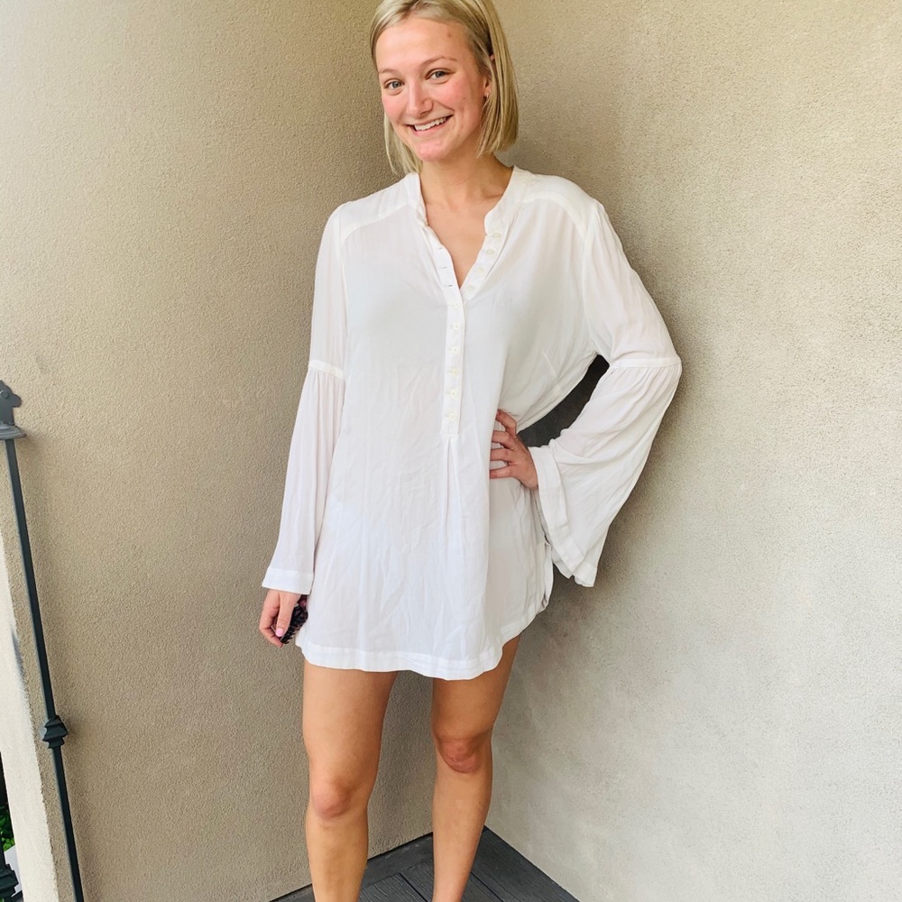 Free People white dress | L